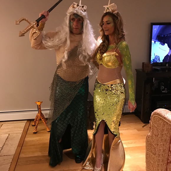 Halloween Mermaid and Neptune costume - Picture 5 of 5